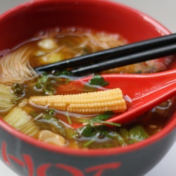 Asian Noodle Soup - Recipe photo by avocadopesto