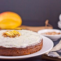 Mango Coconut Cake - Recipe photo by delicieux