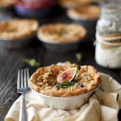Fig Goat Cheese Pie - Recipe photo by alwayswithbutter