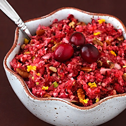 Cranberry Pear Relish - Recipe photo by gimme some oven