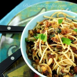 Spaghetti w/ Breadcrumb - Recipe photo by Diva Eats Italia