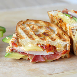 Prosciutto-Wrapped Turkey Panini - Recipe photo by bellyfull