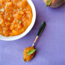 Peach Jam - Recipe photo by paneburroemarmellata