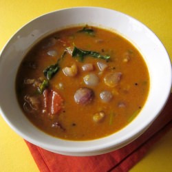 Shallots in a Lentil Based Curry - Recipe photo by divyakudua