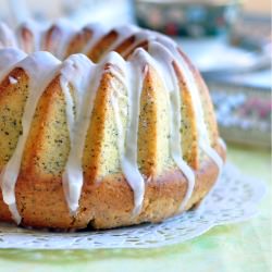 Lemon Poppy Seed Whipped Cream Cake - Recipe photo by aquadaze