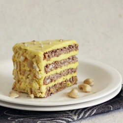 Bolo/ Le Gateau Sans Rival - Recipe photo by Aparna