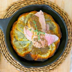 Pork Tenderloin with Mustard Brandy - Recipe photo by iwillnoteatoysters