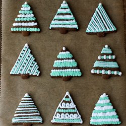 Citrus Gingerbread Trees - Recipe photo by hungrygirlporvida