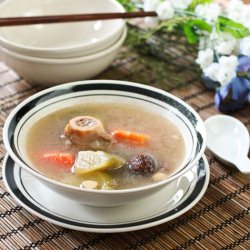 Green Radish Pork Soup - Recipe photo by Yi