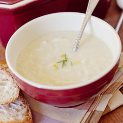 Creamy Roasted Parsnip Soup - Recipe photo by TheMeaningofPie