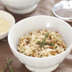 Chanterelle Risotto - Recipe photo by Epicurean Mom