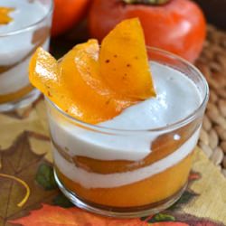 Perssimon Coconut Raw Mousse - Recipe photo by Naturelita