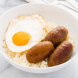 Longganisa and Fried Eggs - Recipe photo by junbelen