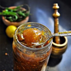 Sweet and Sour Indian Lemon Pickle - Recipe photo by sayantani