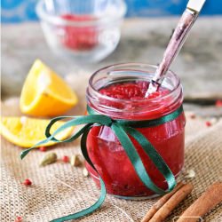 Cranberry Chutney Spicy - Recipe photo by atria