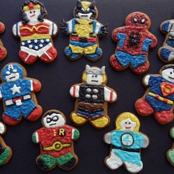 Super Hero Gingerbread - Recipe photo by sugarswings