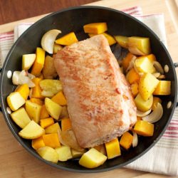 Maple Glazed Pork - Recipe photo by OurFamilyEats