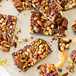 Chocolate Fruit and Nut Bars - Recipe photo by sallypv