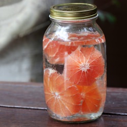 Grapefruit Infused Rum - Recipe photo by Kitchen Konfidence