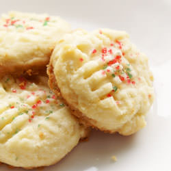 Whipped Shortbread - Recipe photo by Idle Wife