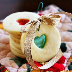 Stained Glass Cookie Ornaments - Recipe photo by Comfort of Cooking