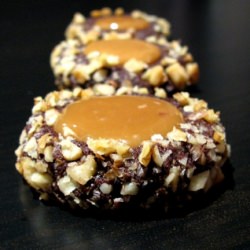 Chocolate Turtle Cookies - Recipe photo by Kochfieber