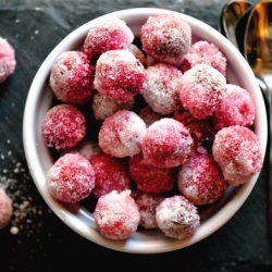 Sugared Cranberries - Recipe photo by gabbysgfree