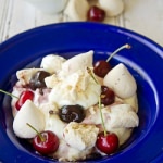 Cherry Bomb Eton Mess - Recipe photo by Foodandthefab