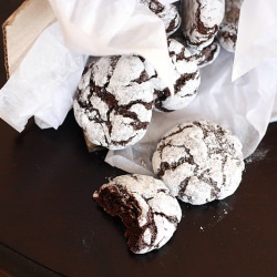 Chocolate Crinkles - Recipe photo by runswithspatulas