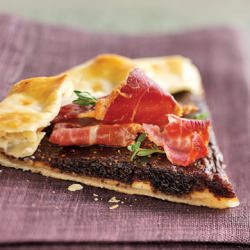 Prosciutto and Fig Crostata - Recipe photo by countryliving