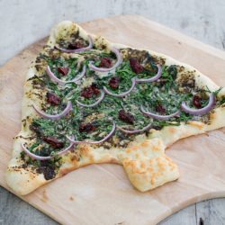 Christmas Pizza - Recipe photo by acouplecooks