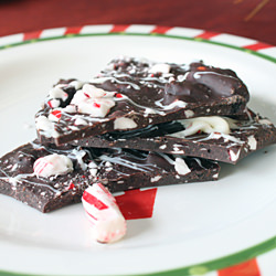 Candy Cane Brittle - Recipe photo by kmkrueb
