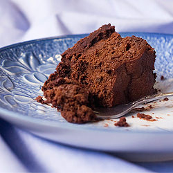 Flourless Chocolate Souffle Cake - Recipe photo by bahbahgah