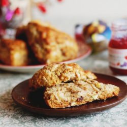 Stollen Scones - Recipe photo by Indigo