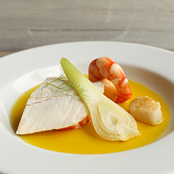 Saffron Fish Consommé - Recipe photo by chriesi