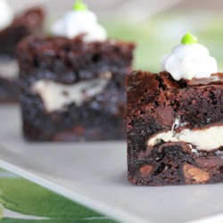 Peppermint Pattie Brownies - Recipe photo by Soffia Wardy