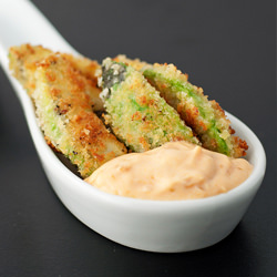 Avocado Fries with Roast Garlic Dip - Recipe photo by bsinthekitchen