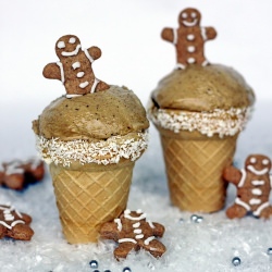 Gingerbread Ice Cream - Recipe photo by mauka