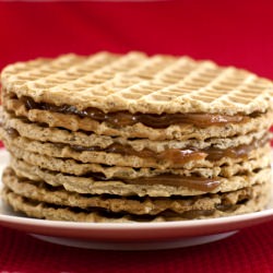 Vegan Stroopwafels - Recipe photo by BitterSweet