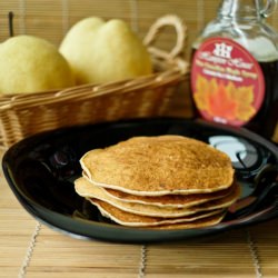 Eggless Pear Pancake - Recipe photo by kkramya