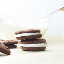 Gingersnap Cookie Sandwiches - Recipe photo by KeepItSweet