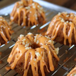 Olive Oil Mini Pumpkin Bundt Cakes - Recipe photo by Soffia Wardy