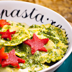 Kale and Sunflower Seed Pesto - Recipe photo by ourapronstrings