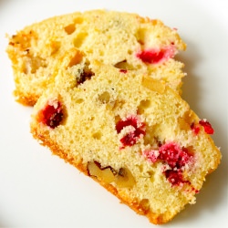 Cranberry Orange Walnut Loaf - Recipe photo by cosmocookie