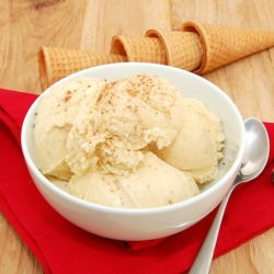 Eggnog Ice Cream - Recipe photo by sweetpeaskitchen