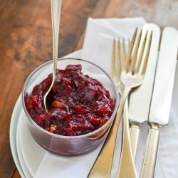 Cranberry Agrodolce - Recipe photo by apricosa