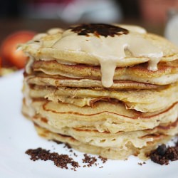Buttermilk Pancakes + Coconut syrup - Recipe photo by thehungrygiant