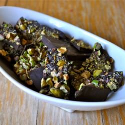 Dark Chocolate Bark - Recipe photo by cooking4carnivores