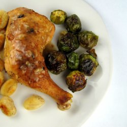 Pan Roasted Chicken Legs - Recipe photo by justthetip
