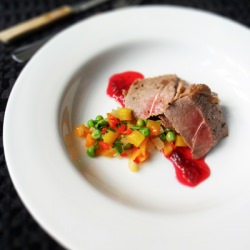 Roast Beef with Lemon Salsa - Recipe photo by blablastar